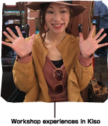 Workshop experiences in Kiso